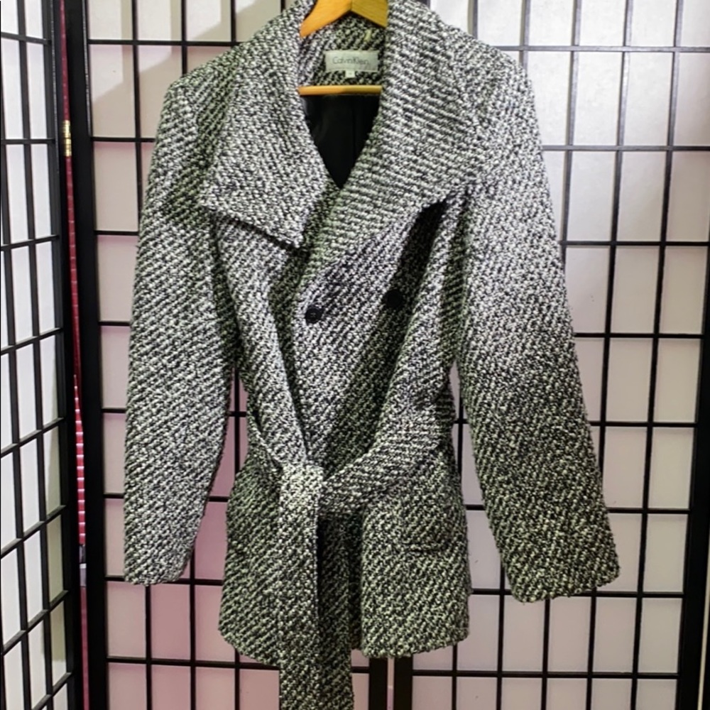 Calvin Klein Winter Wool Blend Coat Size 12 - Picture 1 of 6